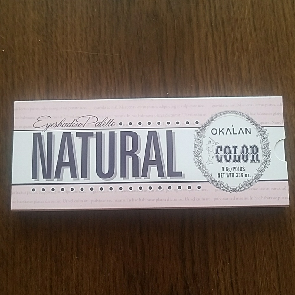 Eyeshadow pallete Okalan Color Natural